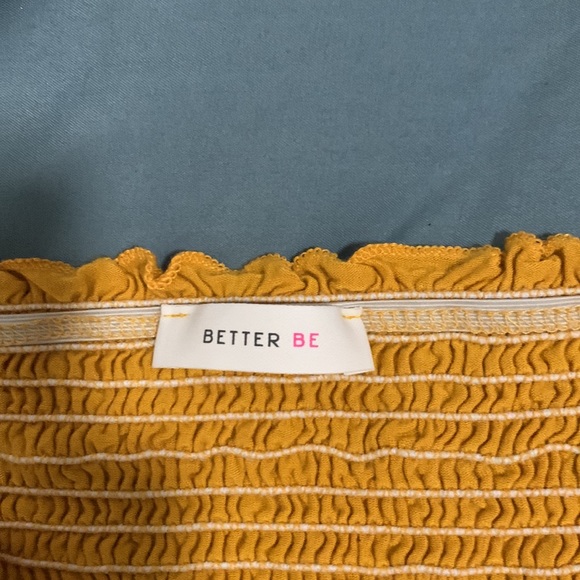 Yellow Better Be tube top - Picture 3 of 3